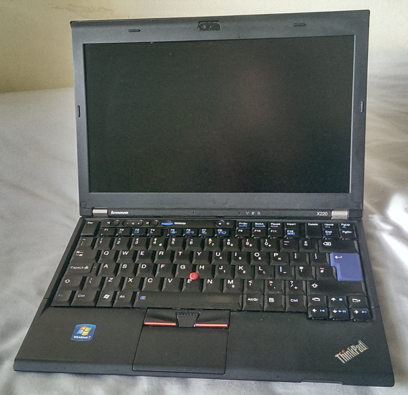 The ThinkPad as it arrived.